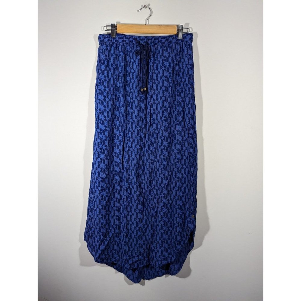 Eddie Bauer Blue Maxi Skirts with Pockets Women's Size‎ S